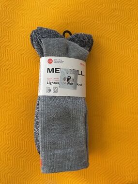 Merrell lightweight work socks 3 pairs L/XL